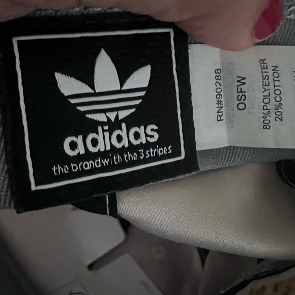 Adidas Cap Sueded Hat Beige - Picture 3 of 5